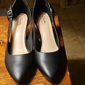 Clarks Women's Black Heels
